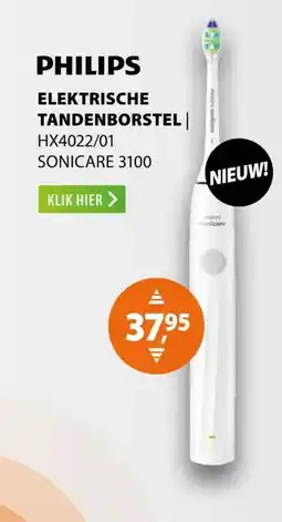 Expert Philips HX4022/01 Sonicare 3100 Wit aanbieding