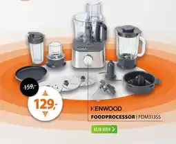 Expert Kenwood FDM313SS Zilver aanbieding