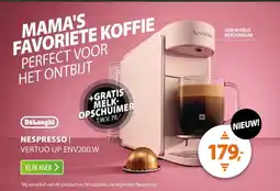 Expert DeLonghi Nespresso Vertuo Up ENV200.W Beige aanbieding