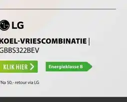 Expert LG GBBS322BEV Zwart aanbieding
