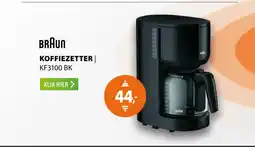 Expert Braun KF3100 BK PurEase Zwart/grijs aanbieding