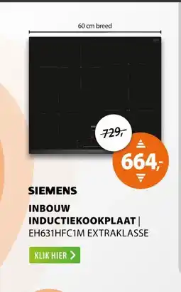 Expert Siemens EH631HFC1M extraKlasse aanbieding