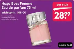 Etos Hugo Boss Femme Eau de parfum 75 ml aanbieding