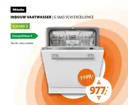 Expert Miele G 5663 SCVi Excellence aanbieding