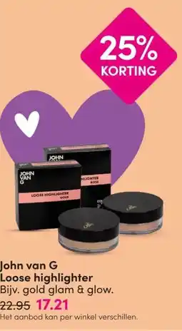 DA John van G Loose highlighter aanbieding