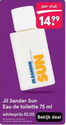Etos Jil Sander Sun aanbieding