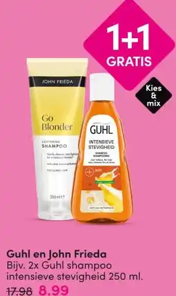 DA Guhl en John Frieda aanbieding