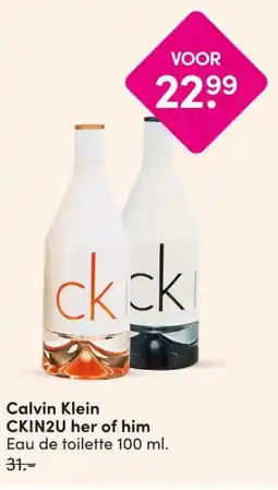 DA Calvin Klein CKIN2U her of him aanbieding