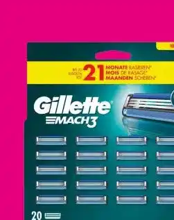 DA Gillette Mach3 aanbieding