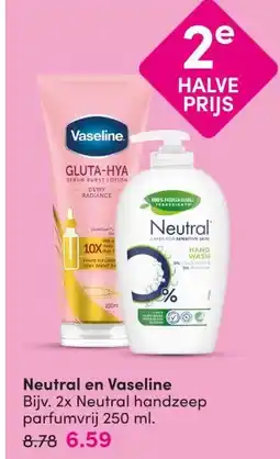 DA Neutral en Vaseline aanbieding