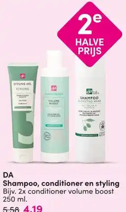 DA DA Shampoo, conditioner en styling aanbieding
