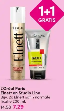DA L'Oréal Paris Elnett en Studio Line aanbieding