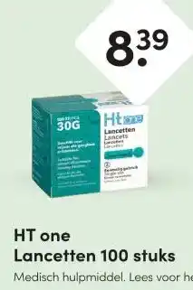 DA HT one Lancetten 100 stuks aanbieding