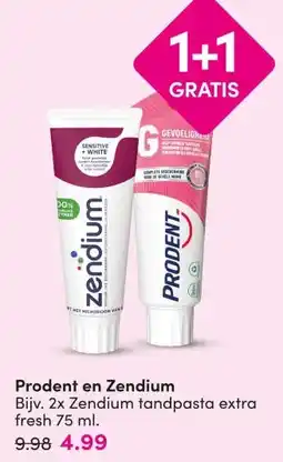 DA Prodent en Zendium aanbieding