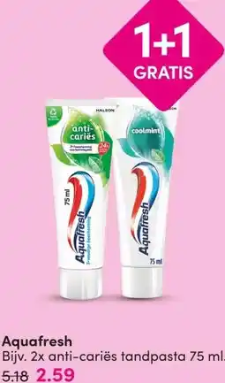 DA Aquafresh aanbieding