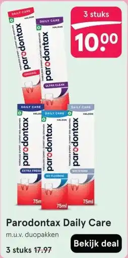 Etos Parodontax Daily Care aanbieding