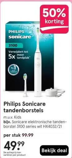 Etos Philips Sonicare tandenborstels aanbieding