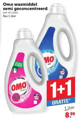 Coop Omo wasmiddel semi geconcentreerd aanbieding