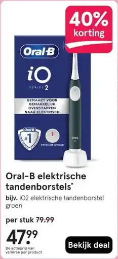 Etos Oral-B elektrische tandenborstels aanbieding