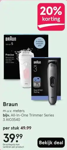 Etos Braun aanbieding