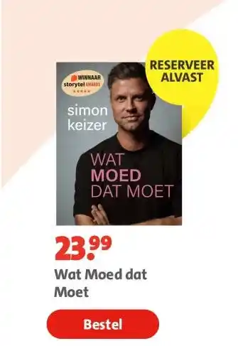 Bruna Wat Moed dat Moet aanbieding