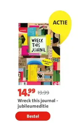 Bruna Wreck this journal - jubileumeditie aanbieding