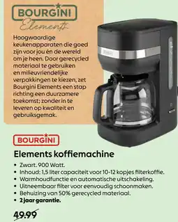 AllesZ BOURGINI Elements koffiemachine aanbieding