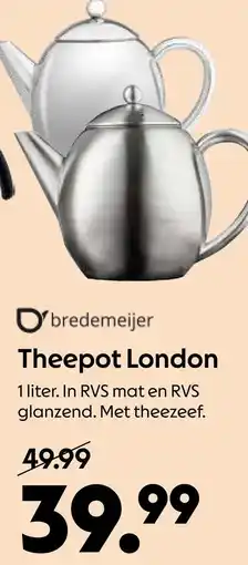 AllesZ Bredemeijer Theepot London aanbieding