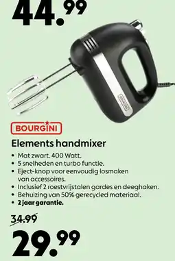 AllesZ BOURGINI Elements handmixer aanbieding