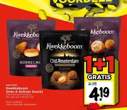Vomar Voordeelmarkt DIEPVRIES Kwekkeboom Oven & Airfryer Snacks aanbieding