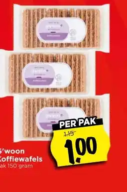 Vomar Voordeelmarkt G'woon Koffiewafels aanbieding
