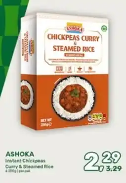 Amazing Oriëntal Ashoka Instant Chickpeas Curry & Steamed Rice aanbieding