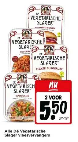 Jumbo Alle De Vegetarische Slager vleesvervangers aanbieding