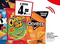 Jumbo Lay's Max, Hamka's, Doritos, Bugles of Cheetos aanbieding