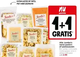 Jumbo Alle Jumbo's verse pasta's of pastasauzen aanbieding