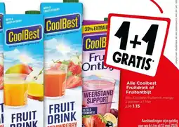 Jumbo Alle Coolbest Fruitdrink of Fruitontbijt aanbieding