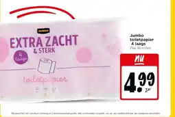 Jumbo Jumbo toiletpapier 4 laags aanbieding