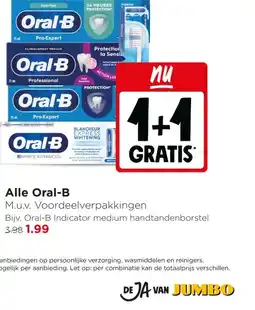 Jumbo Alle Oral-B aanbieding