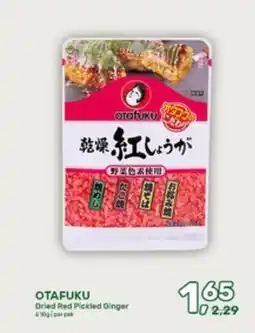 Amazing Oriëntal Otafuku dried red pickled ginger aanbieding