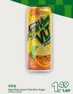 Amazing Oriëntal Vita Sparkling Lemon Tea Zero Sugar aanbieding