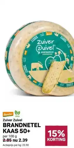 Ekoplaza Zuiver Zuivel BRANDNETEL KAAS 50+ aanbieding