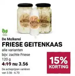 Ekoplaza De Molkerei FRIESE GEITENKAAS aanbieding