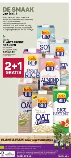 Ekoplaza Isola Bio PLANTAARDIGE DRANKEN aanbieding