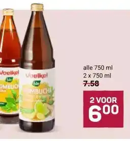 Ekoplaza Voelkel KOMBUCHA aanbieding