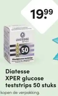 DA XPER glucose teststrips aanbieding