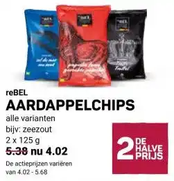 Ekoplaza reBEL AARDAPPELCHIPS aanbieding