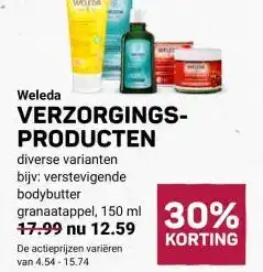 Ekoplaza Weleda VERZORGINGS- PRODUCTEN aanbieding