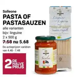 Ekoplaza Solleone PASTA OF PASTASAUZEN aanbieding