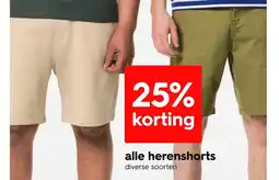 HEMA Alle herenshorts aanbieding
