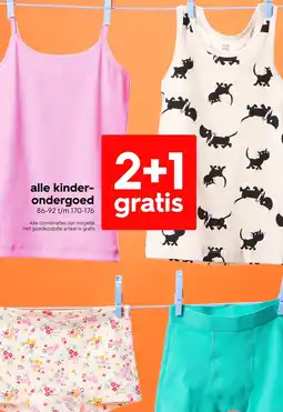 HEMA alle kinder- ondergoed aanbieding